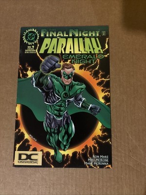 Parallax Emerald Night #1 DC Universe DCU Logo Variant Cover 1996 DC Comics