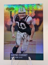 2001 Bowman's Best Wayne Chrebet football card #53 New York Jets