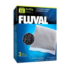 Fluval C2 Carbon 3 Pack Premium Activated Carbon Inserts for Crystal-Clear A
