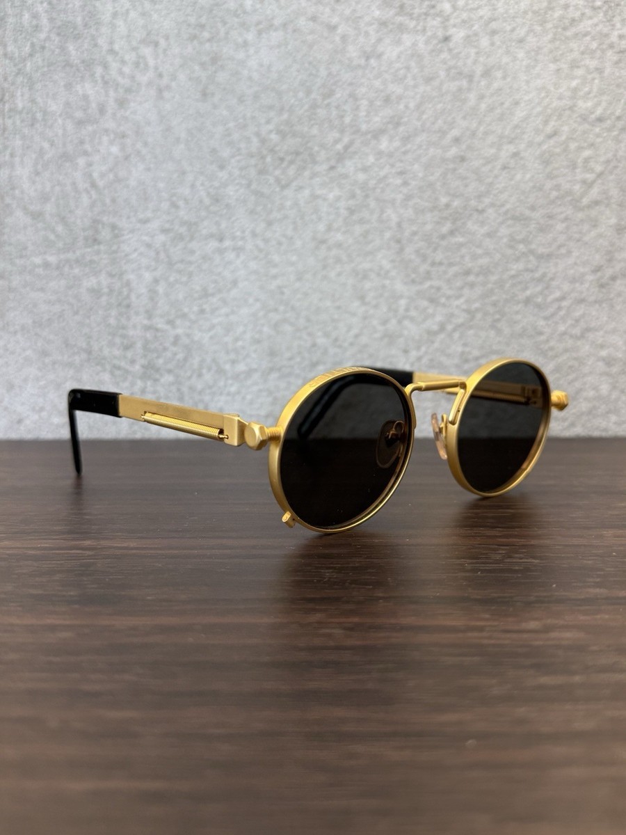 Vintage Jean Paul Gaultier Sunglasses Gold 56-8171 | eBay