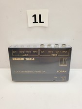 Kramer 103AV  1:3 Audio-Stereo/Video DA Amplifier 12V DC
