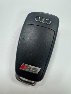 Audi Klapp Schlüsselanhänger 3 Tasten Fernbedienung getestet und funktionsfähig Original RS 8V0837220P