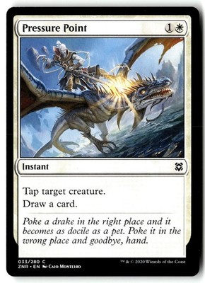 Pressure Point 33 Common Zendikar Rising Magic: The Gathering Near Mint