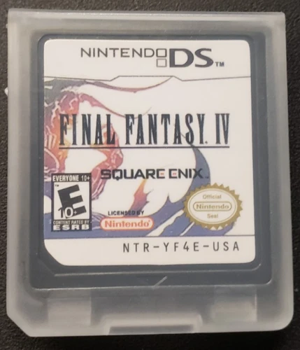 DS Final Fantasy IV 4  Cartridge only with a protective case / USA Seller