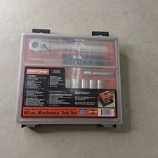 Usa Craftsman 60 Pc. Mechanics Tool Set 38 14 Metric Sae Made In U.s.a.
