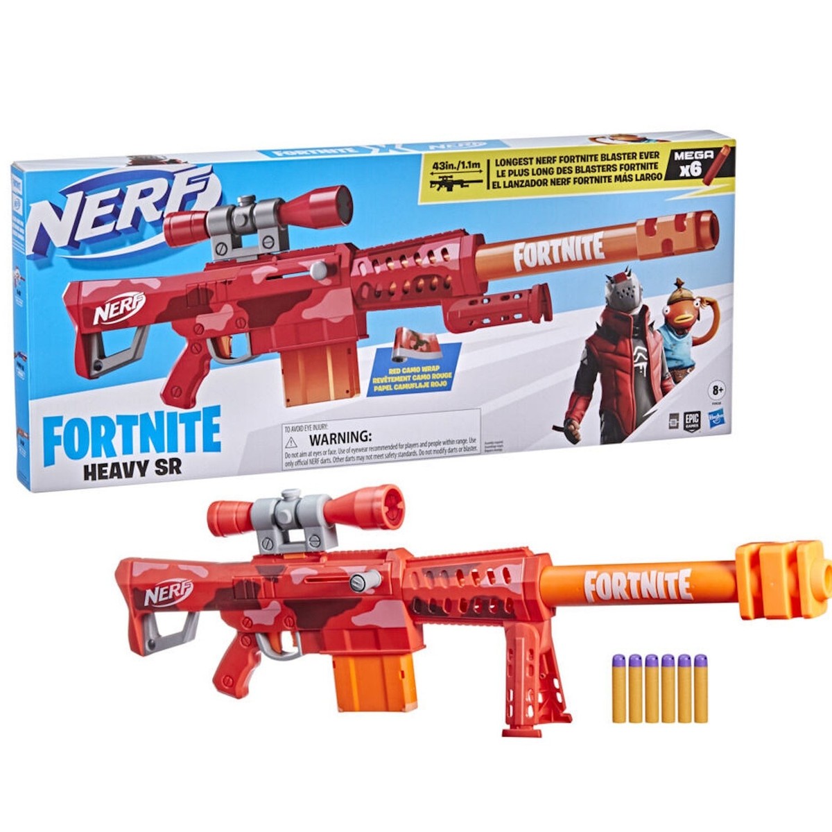 FORTNIGHT HEAVY SR 新品未開封 NERF Fortnite Heavy SR Blaster Scope - F0928221 for sale