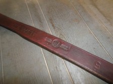 tawse/cane 2tail wishaw genuine leather rare old school tawse