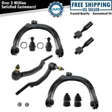 Control Arm Upper Lower Ball Joint Inner Outer Tie Rod End LH RH Front Set of 4