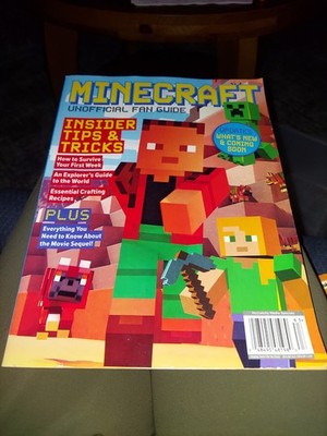 Minecraft Unofficial Fan Guide minecraft Movie Official Activity Lot Of 3 