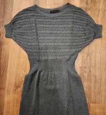 The Limited Gray Viscose Dolman Sleeve Sweater Dress Size S 135D
