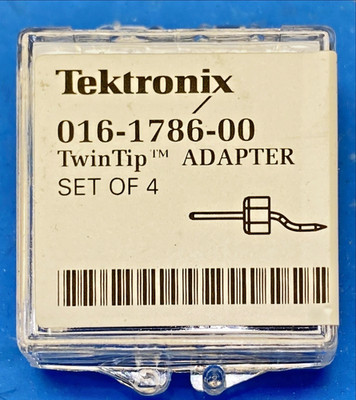 New Open Box Tektronix 016-1786-00 Accessory Kit, TwinTip Adapter- Set Of 2 F/S