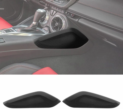Interior Gear Shift Side Panel Trim Cover For Chevrolet Camaro 2016+Carbon Fiber - Picture 8 of 8