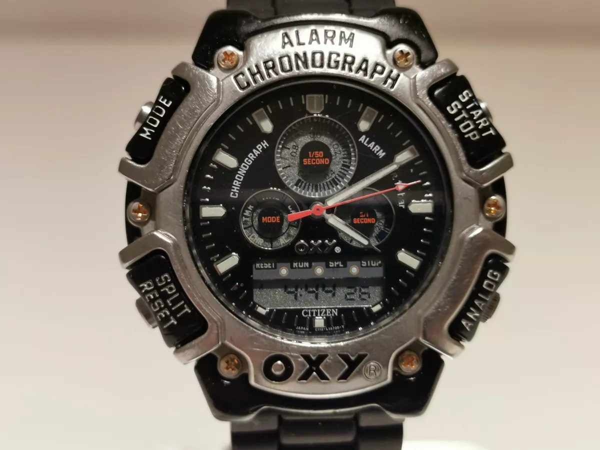 VINTAGE JAPAN ANA-DIGI ALARM CHRONOGRAPH MEN'S WATCH