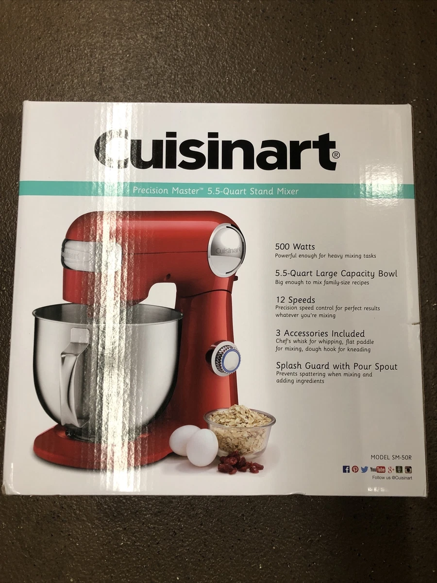 Cuisinart SM-50R 5.5 Quart Stand Mixer - Red