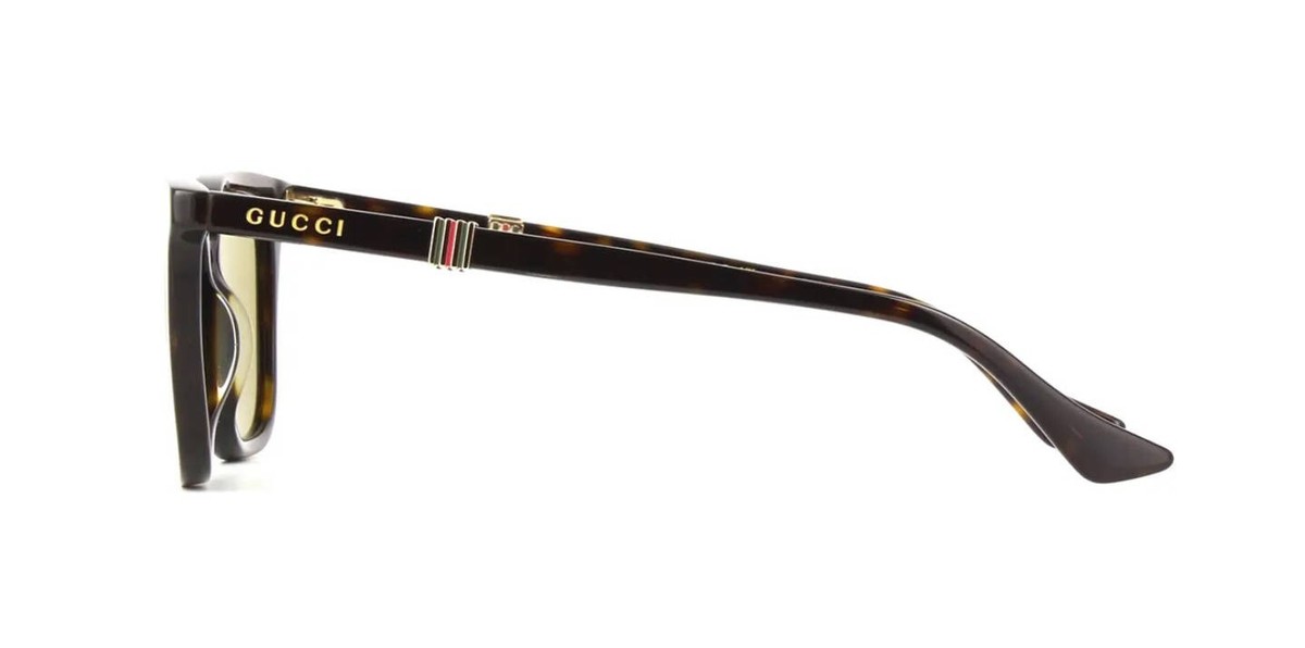 Gucci GG1493S Havana/Yellow Green (002) Sunglasses | eBay display picture 1