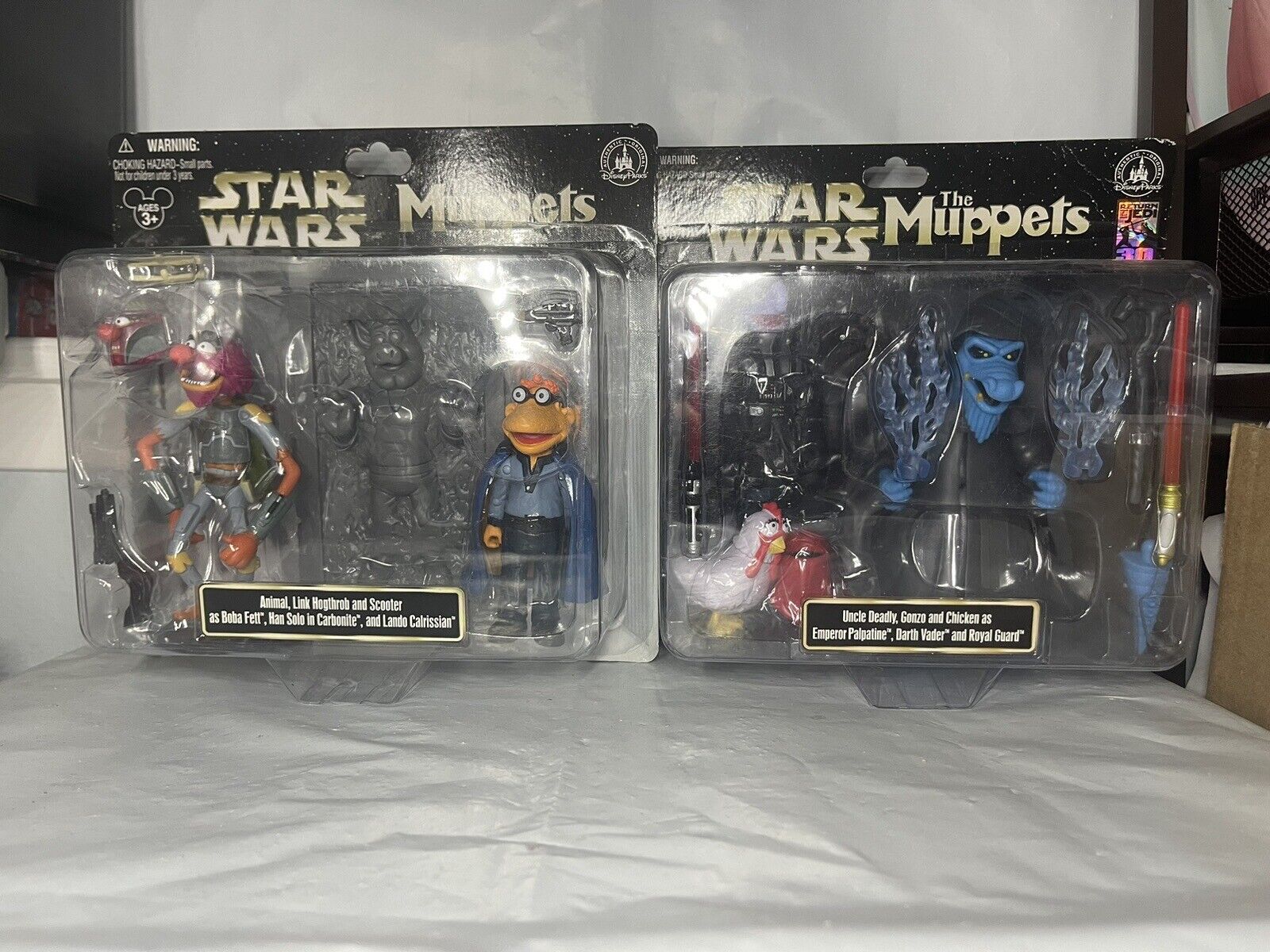 Disney Star Wars The Muppets Animal, Link Hogthrob, Scooter, Uncle Deadly, Gonzo