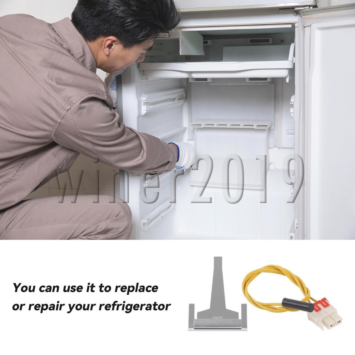 Refrigerator Defrost Drain Clip Replacement for DA61-06796A w