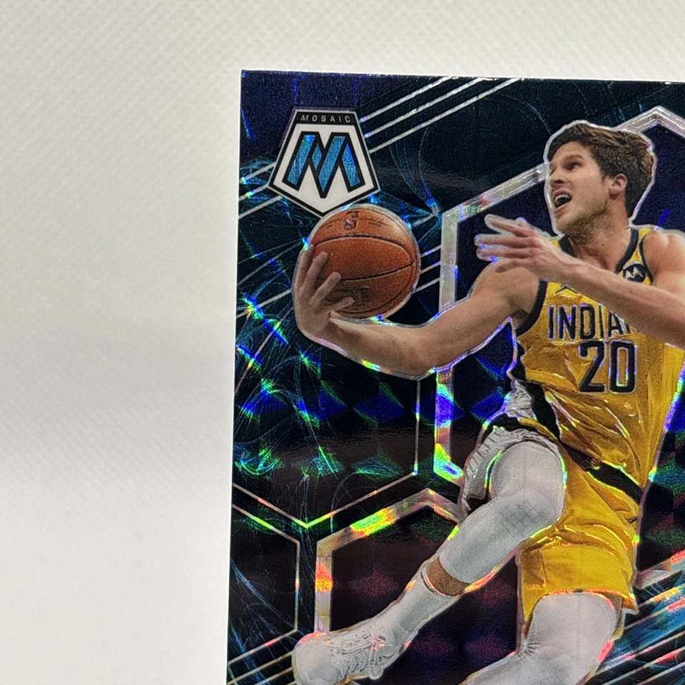 2020-21 Mosaic Basketball Doug Mcdermott Genesis Prizm SP #150 Indiana Pacers - Image 3 of 4
