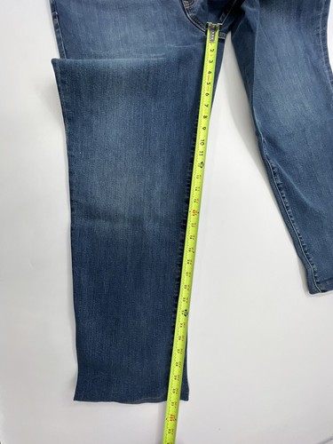 Lands End Herren Größe: 40 x 31 traditionelle Passform Stretch Jeans Farbe: DARK MEDIUM WASH - Bild 4 von 11