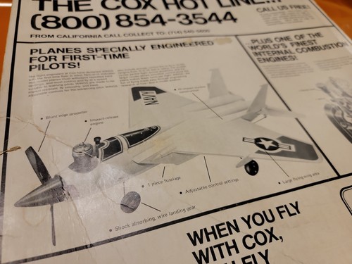 Cox Wings Mantis 1/2a U-control Brand new in sealed package plastic is aged - Picture 11 of 16