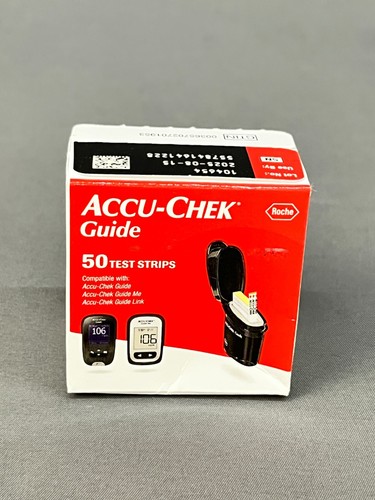 50 Accu-Chek Guide Teststreifen Verwendbar bis 08/2025, kostenloser Versand