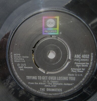 THE DRAMATICS Trying To Get Over Loing You / How Do You Feel ABC 1975 Sehr guter Zustand ++