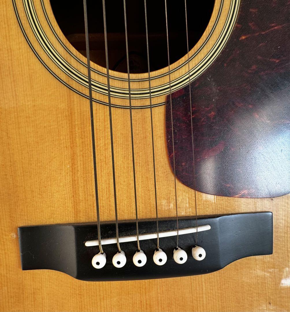 Acoustic Guitar Morris MF-212 Natural Made in Korea with