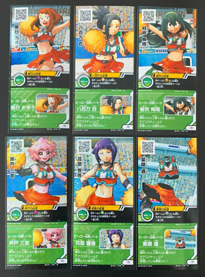 My Hero Academia OCHACO MOMO ASUI MINA KYOKA TORU Cheerleader