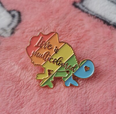 Fantasy Disney Tangled Rapunzel Love Pascal Prinzessin Emaille Pin Stolz Regenbogen