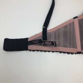 Victorias Secret Lined Plunge Bra Size 34D Black Lace