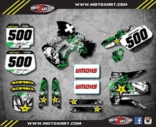 Kawasaki KX 500 1989/2004 Full Custom Graphic Kit GRAFFITI STYLE stickers decals