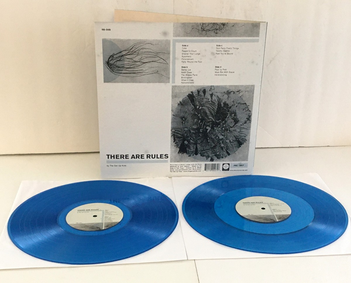 the GET UP KIDS there are rules 2Lp BLUE COLORED Vinyl