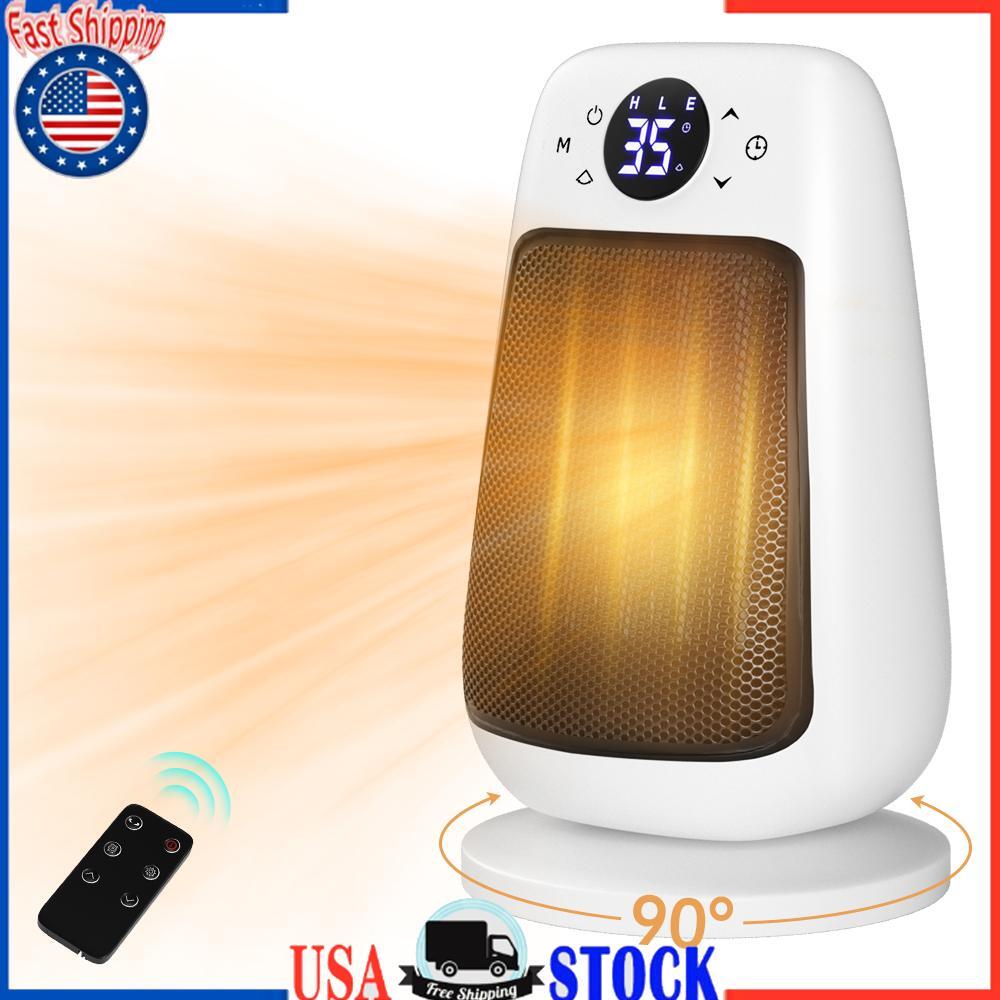 Space Heater with Adjustable 1500W PTC  Heater touch screen with remote control-image