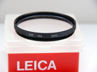 LEICA/LEITZ WETZLAR E 55 UVa FILTER - 13373 - IN ORIGINAL KEEPER