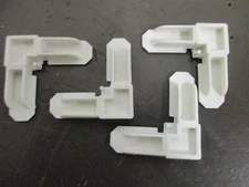 Prime Line Products PL16016 Screen Frame Corner 7/16" X 3/4"  White LOT OF 4 