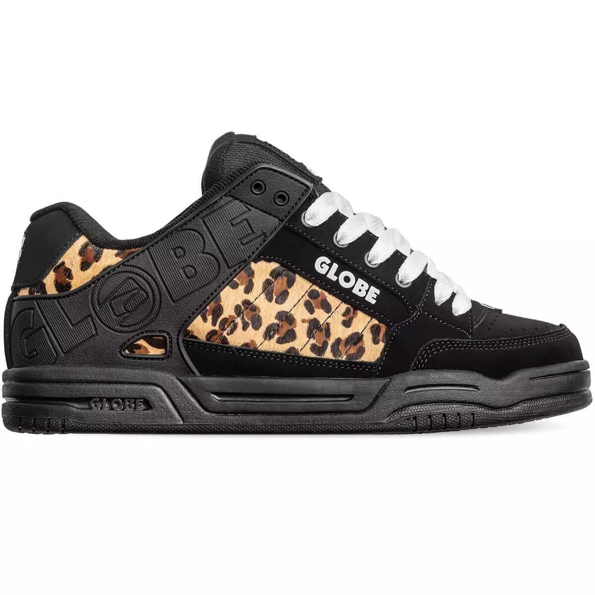 Globe Tilt Shoes (9) Black / Cheetah