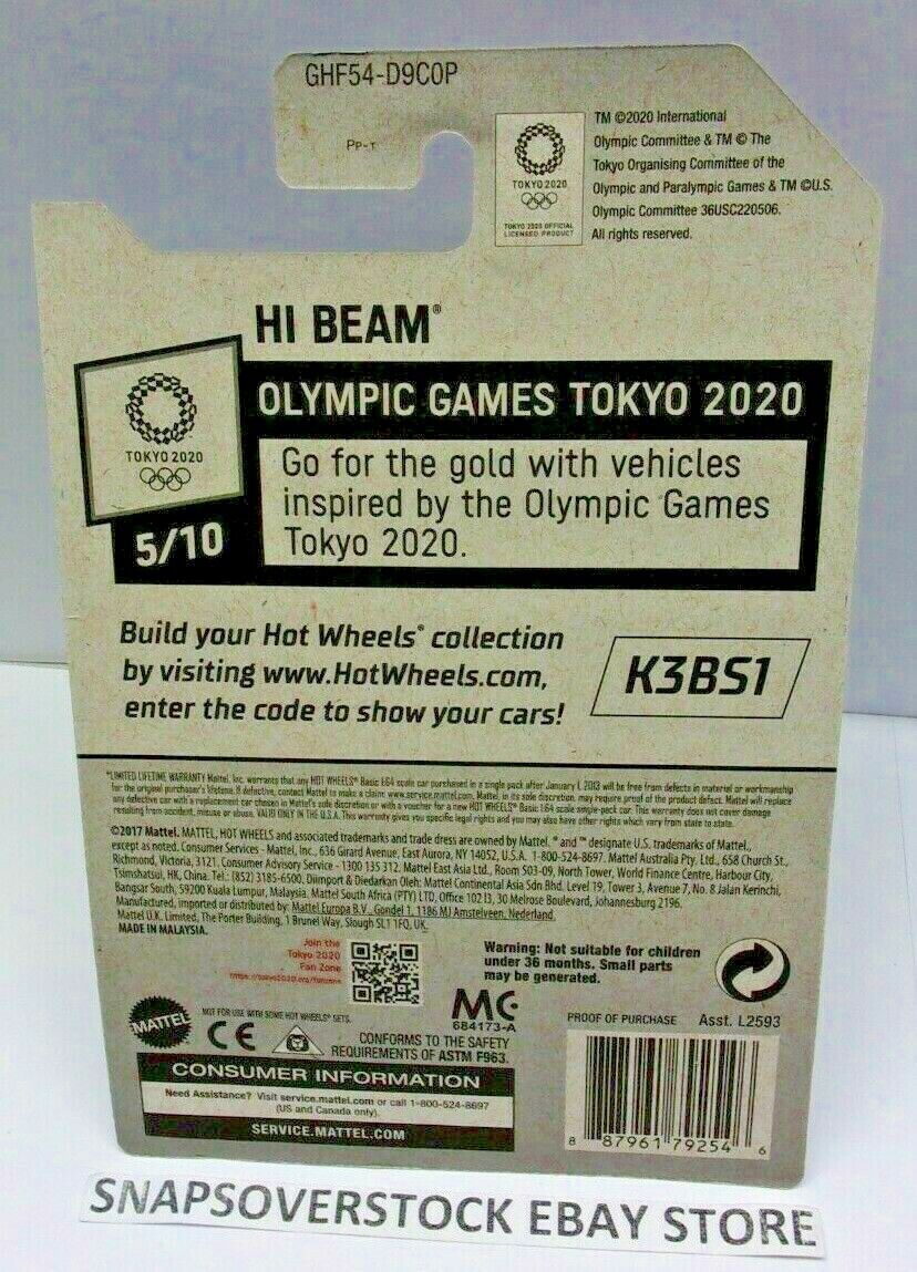 Carrinho Hot Wheels Hi Beam Jogos Olimpicos Tokyo 2020 Mattel