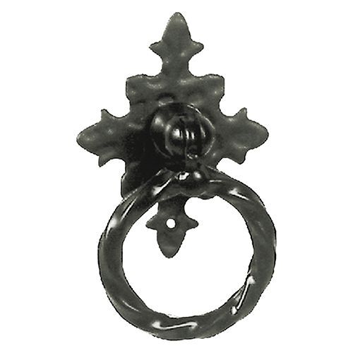MANIGLIA AD ANELLO CON PIASTRA mm 35   pz 10
