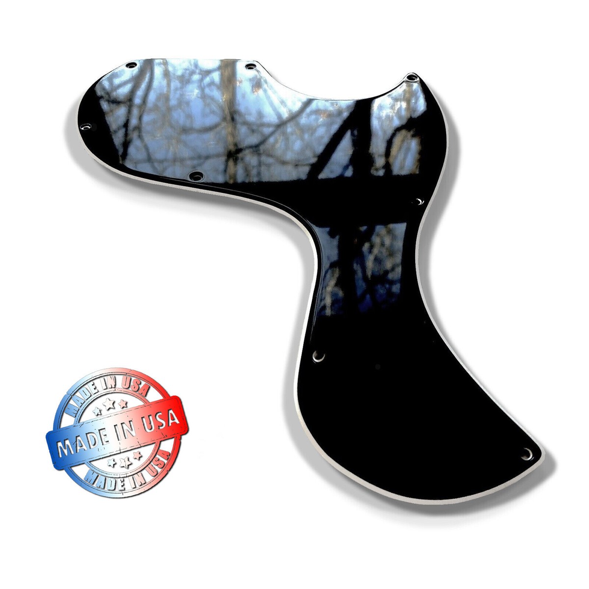 Placca Jack (Pickguard) Cromata Originale GIBSON® Per Les Paul, USA – PRPB-020