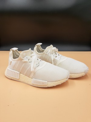Adidas NMD R1 Boost Triple White, BA7245 Male Size 5 | eBay