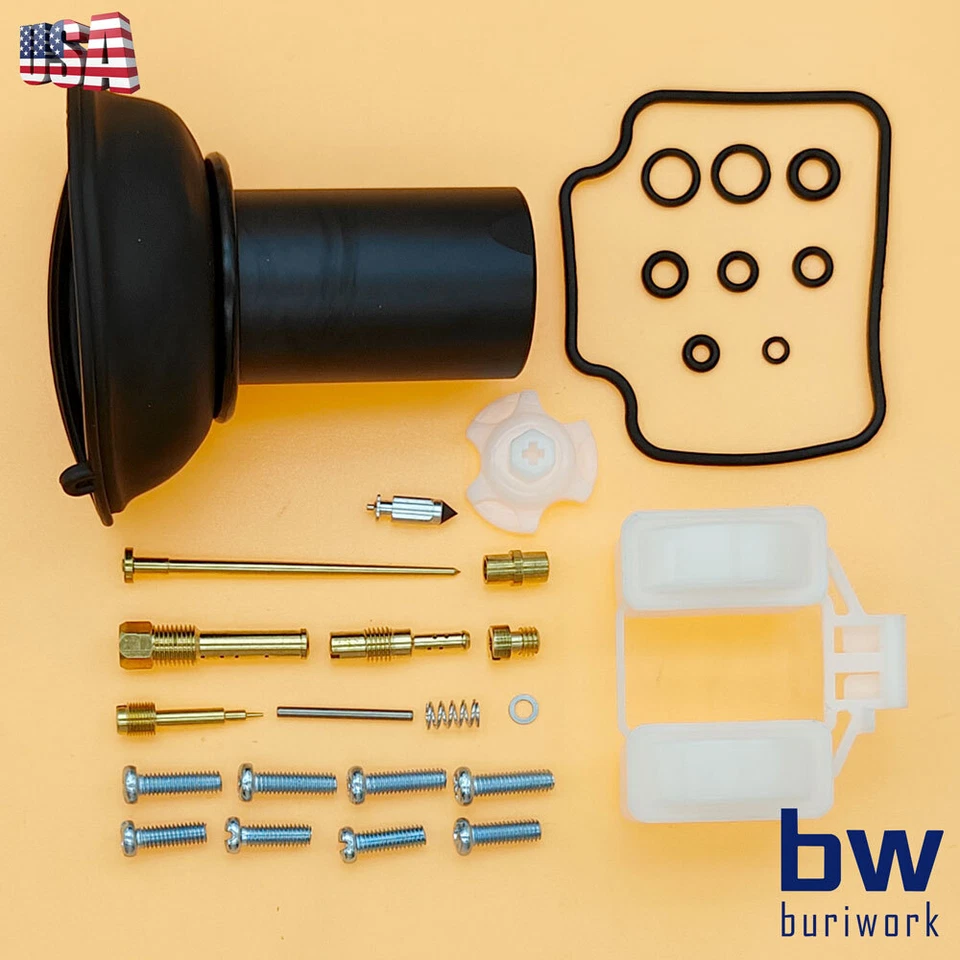 New For 1991-2003 Honda Nighthawk 750 CB750/CB750L Carburetor Repair Rebuild Kit Foto 3 de 4