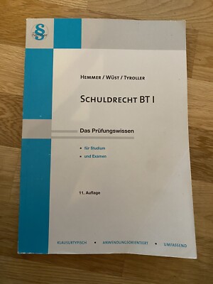 Schuldrecht BT I: Das Prüfungswissen von Karl E. He... | Buch | Zustand sehr gut