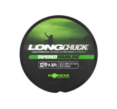Korda Longchuck Green Tapered Mainline - Long Distance Carp Fishing Line