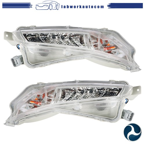 Front Bumper Fog Lights LH+RH Pair Fit For Toyota Camry 15-17 LED Lamps W/Bulbs - Picture 4 of 12
