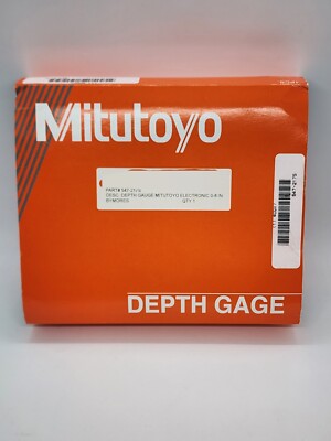 Mitutoyo 547-217S Digimatic Depth Gage 0-8''/200mm Range, .0005''/0.01mm A2