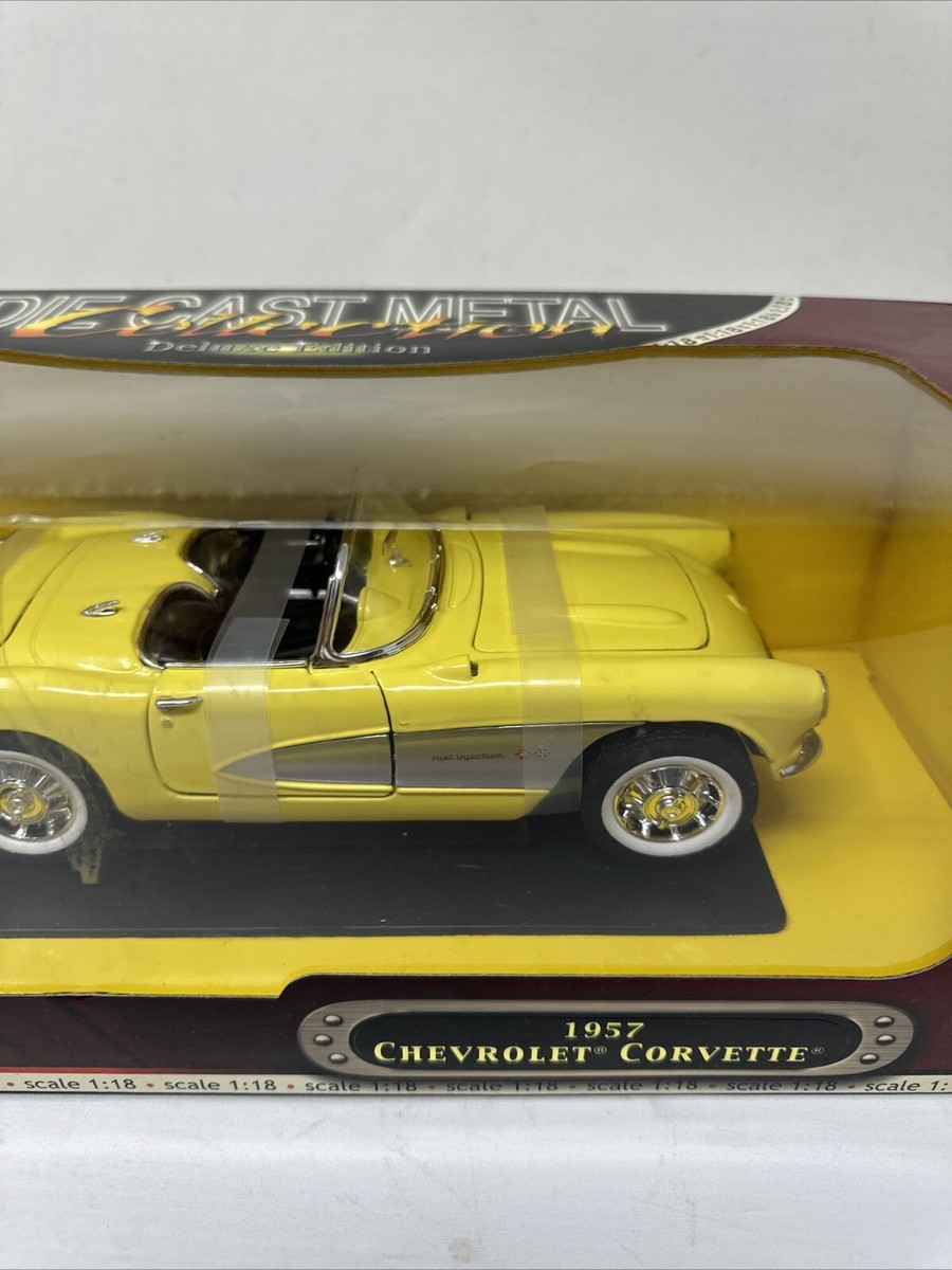 Road Signature 1957 Chevrolet Corvette 1:18 Scale Yellow | eBay