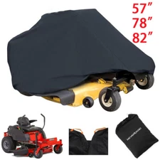 Riding Lawn Mower Tractor Cover Zero Turn Dust UV Protector 57" 78" 82" 86" 100"