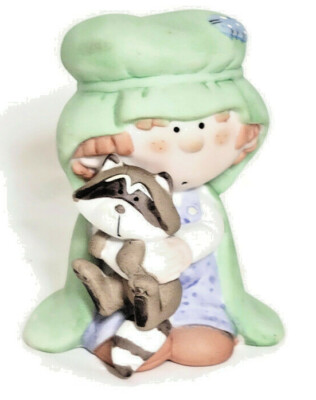 Bumpkin Figurine By Fabrizio For George Nativity Replacement Shepherd Raccoon  
