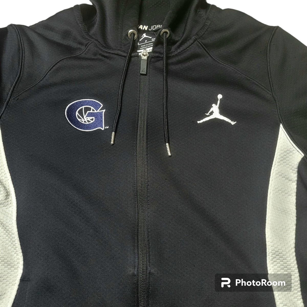Nike Air Jordan Dri-Fit GEORGETOWN HOYAS ZIP UP HOODIE BASKETBALL