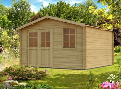 Gartenhaus aus Holz Holzhaus 4x4m Gerätehaus Schuppen ...